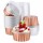 100pcs 5oz Aluminum Muffin Cups with Lid, Muffin Liners Cups with Lids, Disposable Foil Ramekins, Aluminum Cupcake liners, Creme Brulee Ramekins, Aluminum Foil Cupcake Baking Cups Holders Pans