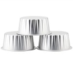 Muffin Cupcake Liners for Baking, EUSOAR 50pcs 5oz 125ml Disposable Ramekins, Aluminum Foil Muffin Liners Cups with Lids, Disposable Aluminum Foil Cupcake Baking Cups Holders Cases Boxes Pans with Lid
