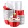 Cupcake Liners Aluminum with Lids, EUSOAR 100Pcs 5oz 125ml Aluminum Foil Muffin Liners Cups, Disposable Aluminum Foil Cupcake Baking Cups Ramekins Holders Cases Boxes Pans with Lids
