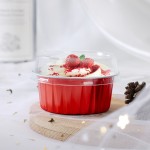 Cupcake Liners Aluminum with Lids, EUSOAR 100Pcs 5oz 125ml Aluminum Foil Muffin Liners Cups, Disposable Aluminum Foil Cupcake Baking Cups Ramekins Holders Cases Boxes Pans with Lids