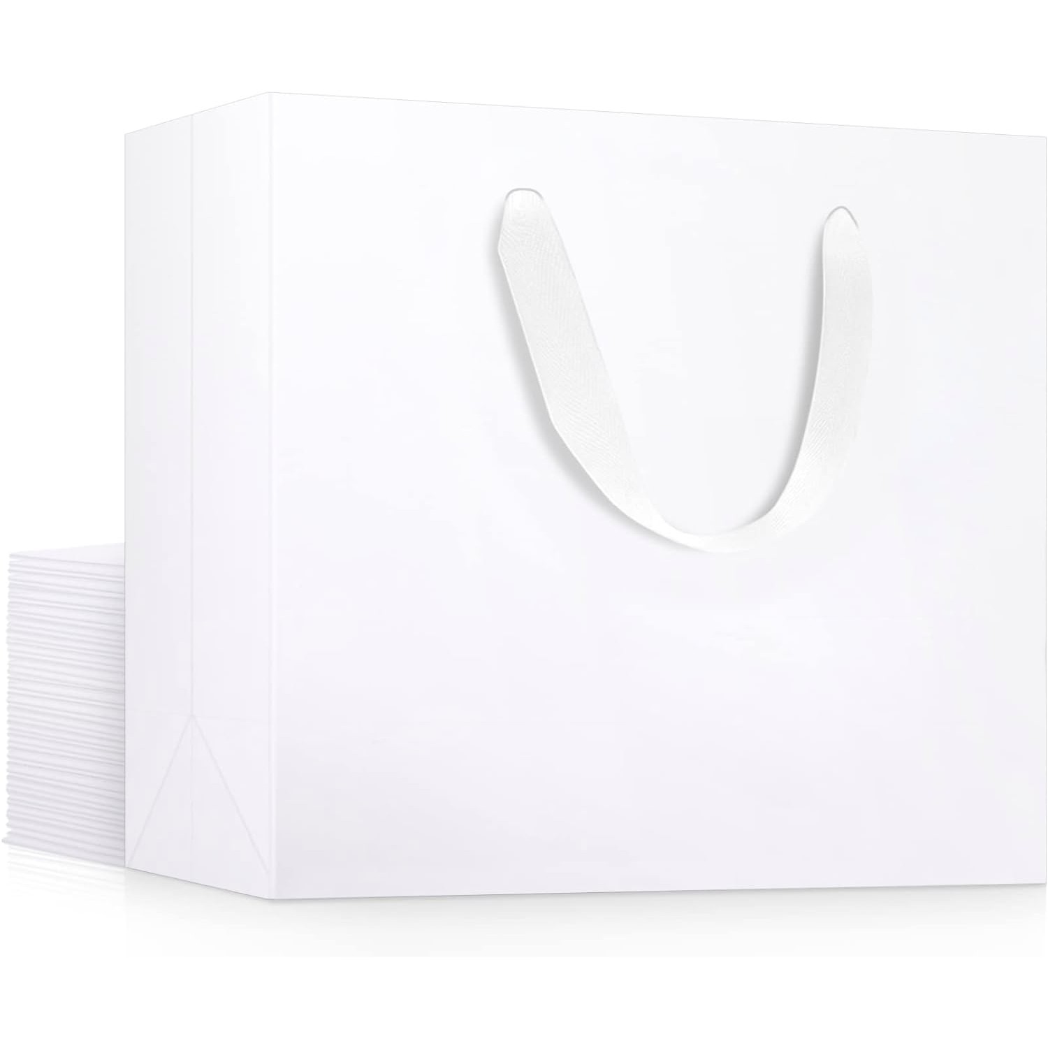 Small White Paper Bags 3 x 2 x 6 party favors, Paper Lunch Bags, Grocery  Bag, wedding favor bags, kraft bags, paper bags 100 per pack