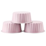 100pcs 5oz Aluminum Muffin Cups with Lid, Muffin Liners Cups with Lids, Disposable Foil Ramekins, Aluminum Cupcake liners, Creme Brulee Ramekins, Aluminum Foil Cupcake Baking Cups Holders Pans