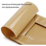 Stand Up Bags, Eusoar 50pcs Kraft Zip Lock Reusable Sealing All-Purpose Food Storage Pouches PE Reclosable Lock with Tear Notch for Nuts Beans (5.5" x 9.4" inch)