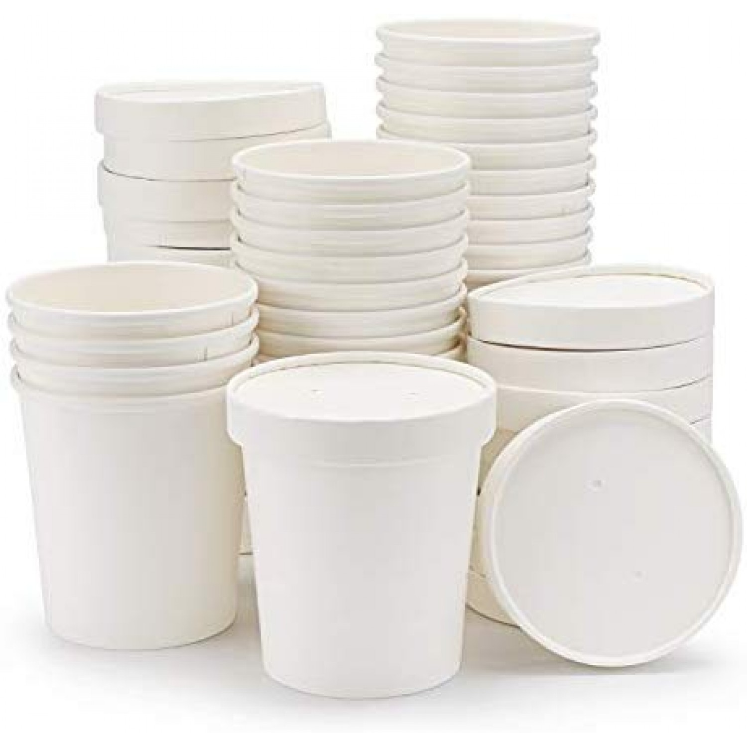 2/4pcs Ice Cream Pints Cup Ice Cream Containers With Lids For