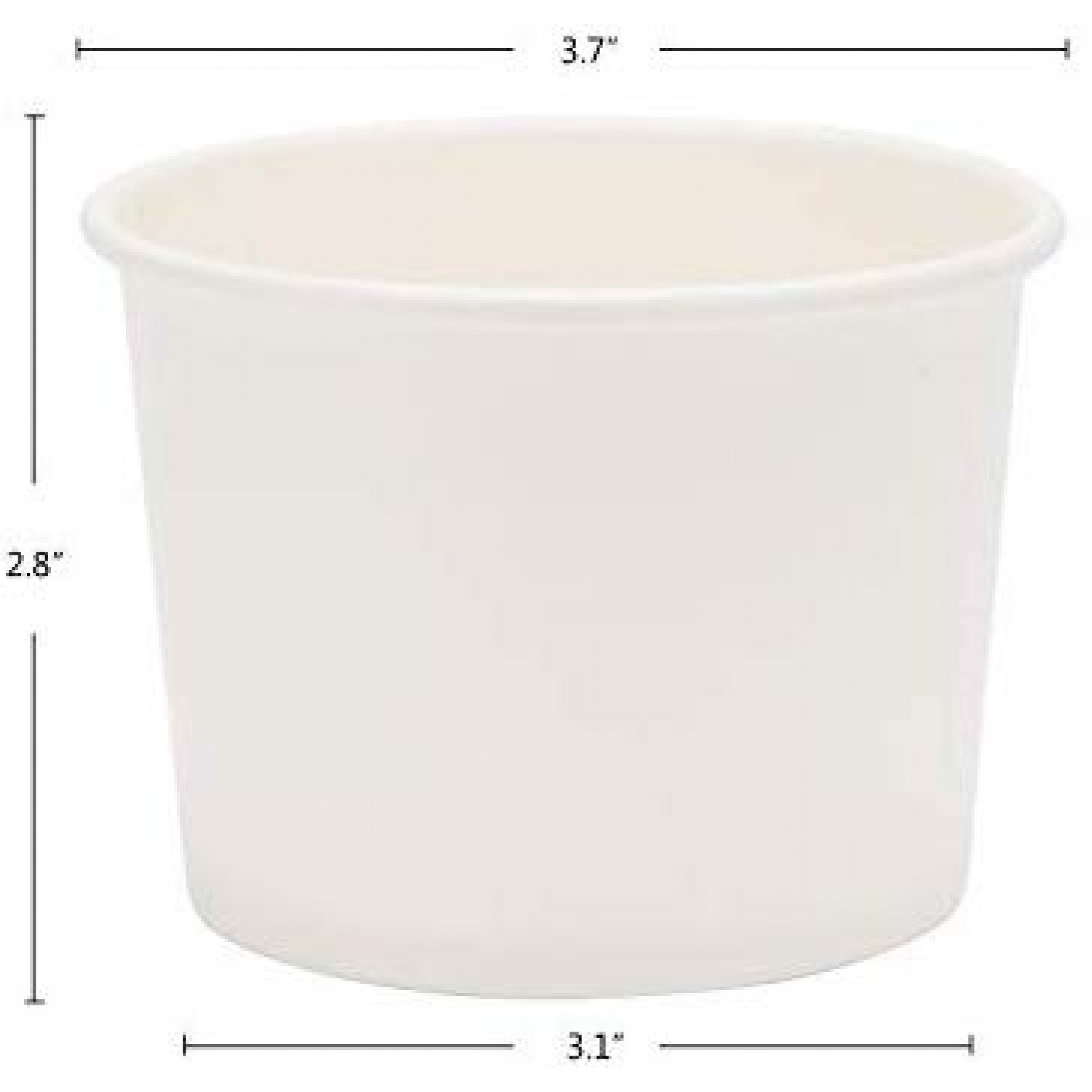 Ice Cream Pint Containers With Lids Freezer Food Storage - Temu