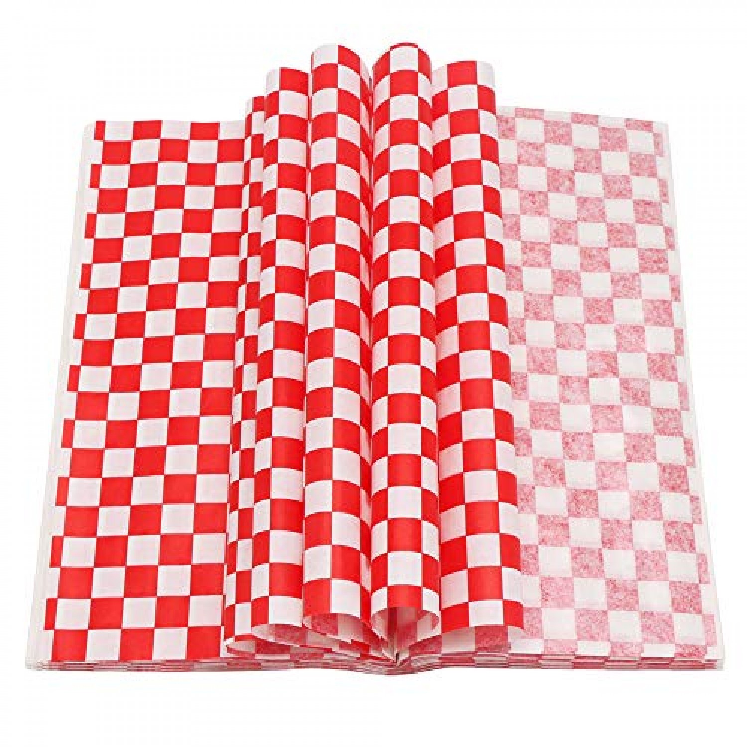 200pcs Sandwich Wrap Paper Red