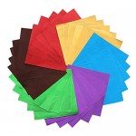 600pcs Assorted Color Candy Foil Wrappers, Eusoar Textured Sturdy Food Grade Aluminum Foils 100pcs Each Color for Wrapping Homemade Candies Caramels Chocolate Truffles Rum Balls Party Favors