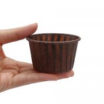 Pack of 90 Mini Cupcake Liners, Baking Paper Cups, 2.5 inch Round Shape Edge Roll Baking Liners Cups Holder for Baking Muffin and Cupcake,No Muffin Pan is needed