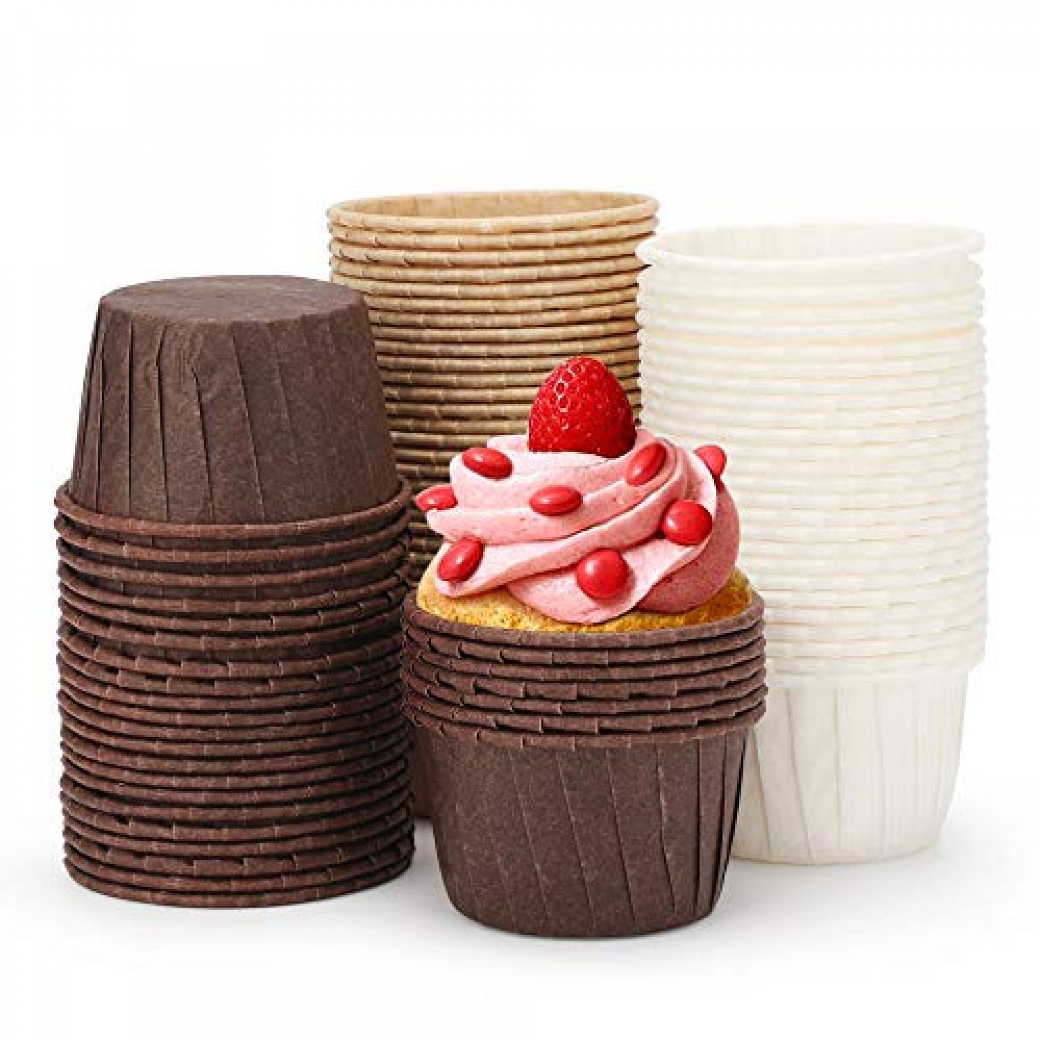 90 Mini Cupcake Liners