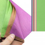 100 Sheets Tissue Paper,Eusoar 16"x 20" Gift Wrapping Paper Crafts,Art Rainbow Tissue Paper Bulk, for DIY Crafts Decorative Tissue Paper Flower Pom Pom Art Craft Floral Birthday Party Festival