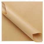 200 Pcs Kraft Brown Deli Butcher Papers, Eusaor 11.6" x 11.2" Dry Waxed Deli Paper Sheets, Hamberger Sandwich Wraps, Wrapping Tissue, Food Basket Liners, Squares Deli Paper Sheets