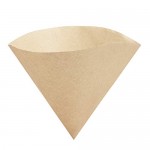 Premium Unbleached Paper Cone Coffee Filters, 100 Count #1 Cone Coffee Drippers, Disposable Coffee perks, Coffee Dripper for Home Office Usage