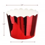 150Pcs Paper Muffin Cupcake Liners Baking Cups, Eusoar Disposable Vine Lace Laser Cut Cupcake Wrapper,Cupcake Tip Pan Ramekin Holders,Mini Pudding Cups for Holiday/Parties/Wedding/Anniversary