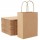 50pcs Brown Kraft Paper Bags, Eusoar 10.2" x 4.7" x 13" Gift Bags, Shopping Bags, Standable Retail Merchandise Bags, Party Bags, Brown Paper Bags with Handles Bulk