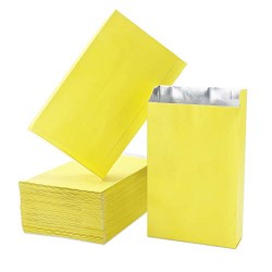 Hot Dog Wrapper Sleeves, Eusoar 100 Count 4.7"x1.6"x 7.7" Aluminum Foil Foil Hot Dog Bags, Grease Bags for Kitchen, Greaseproof Foil Burger Bags Pouches, Cheeseburger Sacks Bag, BBQ Take-out Bags