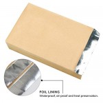  Foil Hot Dog Bags, Eusoar 100 Count 4.7"x1.6"x 7.7" Aluminum Foil Hot Dog Wrapper, Grease Bags for Kitchen, Greaseproof Foil Burger Bags Pouches, Cheeseburger Sacks Bag, BBQ Take-out Bags