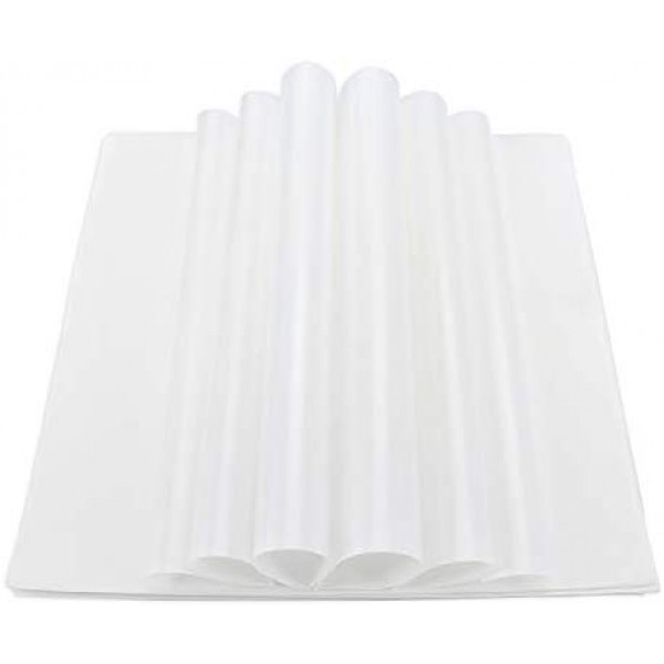 200pcs Basket Liners, Eusoar 11.5“ X 11.5" White Dry Wax Deli Paper Sheets, Wrapping Tissue, Grease Resistant Burger Food Basket Liner for Restaurants, Home, Churches, BBQ, Party, Picnic