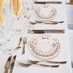 100 Count Disposable Paper Plates, Eusoar Rose Gold Dots Paper Plates Sets 50Pcs x 7" + 50Pcs x 9" , Lunch Dinner Dessert Plates, Birthday, Baby Shower, Wedding, Party Plates Dinnerware Bulk Sets