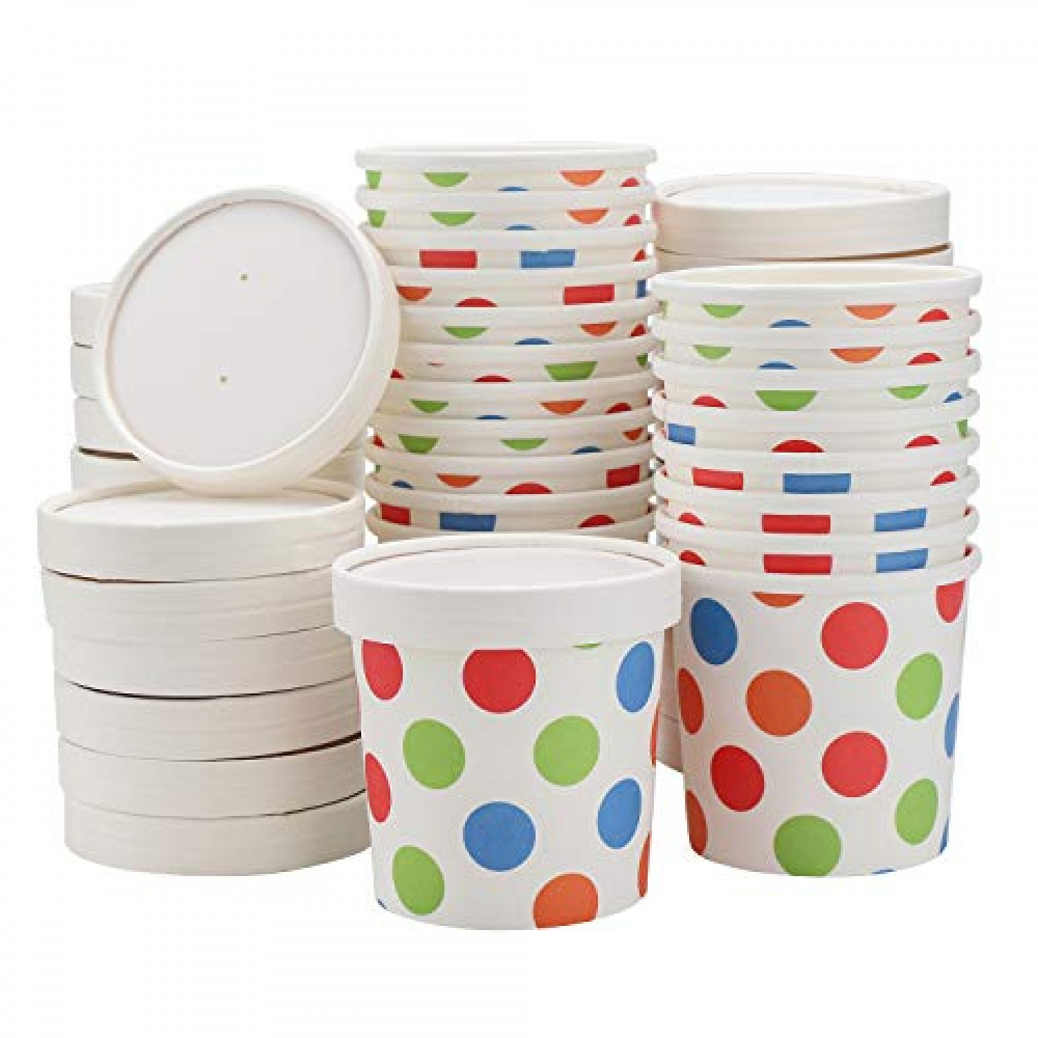 25pcs Ice Cream Containers