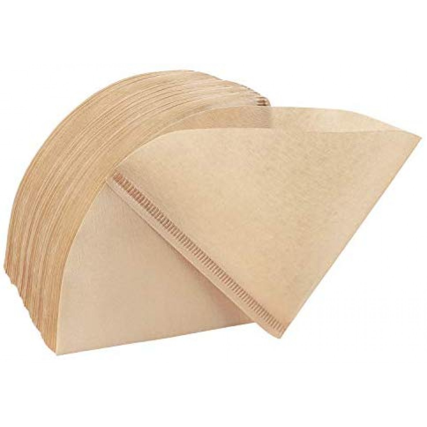 200 Pcs Count 1-4 Cups Natural Coffee Filters Unbleached Paper Model 1 Cone Coffee Filters Compatible with V60 and All No.1 Size Pour Over Drippers 