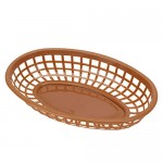 24Pcs Classic Food Basket, Eusoar 9.4" x 5.9" Fast Food Baskets, 50's Diner Theme Oval-Shaped Tray for Fast Food Restaurant Supplies, Deli Serving, Bread Baskets, Chicken, Burgers, Sandwiches & Fries