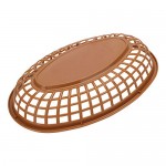 24Pcs Classic Food Basket, Eusoar 9.4" x 5.9" Fast Food Baskets, 50's Diner Theme Oval-Shaped Tray for Fast Food Restaurant Supplies, Deli Serving, Bread Baskets, Chicken, Burgers, Sandwiches & Fries