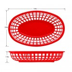 12pcs Fast Food Baskets&100pcs Deli Paper Liners, Eusoar Bread Baskets Wax Deli Paper, Restaurant Food Serving Tray Basket Sets for Restaurant Supplies, Deli Serving, Chicken, Burgers&Fries