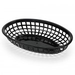 Bread Baskets, Eusoar 6Pcs 9.4" x 5.9" Fast Food Serving Baskets, Fry Tray Baskets, Serving Tray for Fast Food Restaurant Supplies, Deli Serving, Chicken, Burgers, Sandwiches & Fries