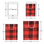 Christmas Gift Bags, Eusoar 24pcs 8.7" x 4.3" x 10.5" Kraft Paper Gift Bags Bulk, Shopping Paper Bags with Handles, Lunch Bags, Merchandise Bag, Party Bags, Retail Handle Bags, Wedding Bags