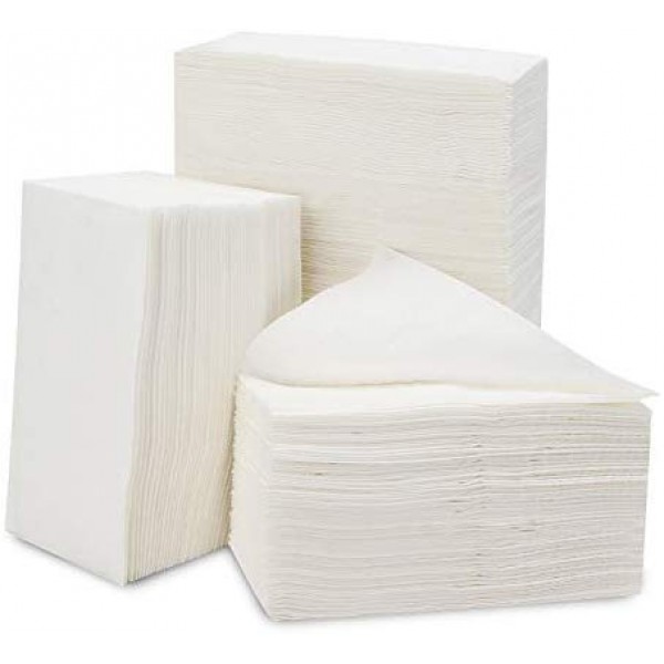 Disposable Napkins, Eusoar 200pack 10.7"x10.7" Bathroom Paper Nnapkins, Everyday Napkins, Disposable Soft Cloth Like Paper Hand Napkins Towels for Kitchen, Bathroom, Parties, Weddings, Dinners or Even