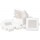 Cupcake Boxes, Eusoar 50pcs 4.0"x4.0"x2.6" Single Cupcake Box, Individual Cupcake Boxes, Single Cupcake Containeres, Pastry Boxes, Individual Cake Container, Cake Boxes Single, Gift Treat Cupcake Box,