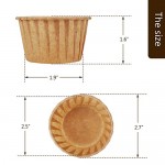 Muffin Liners, Eusoar 60pcs Disposable Cupcake Ramekins Cups, Cupcake Baking Cups, Little Paper Cups, Cupcake Ramekin Holder Cups, Ramekins for Baking