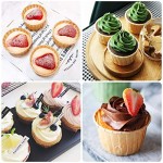 Muffin Liners, Eusoar 60pcs Disposable Cupcake Ramekins Cups, Cupcake Baking Cups, Little Paper Cups, Cupcake Ramekin Holder Cups, Ramekins for Baking