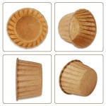 Muffin Liners, Eusoar 60pcs Disposable Cupcake Ramekins Cups, Cupcake Baking Cups, Little Paper Cups, Cupcake Ramekin Holder Cups, Ramekins for Baking