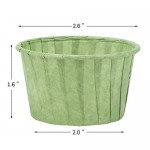 Disposable Ramekins, Eusoar 50pcs 3.5oz Cupcake Liners, Muffin Cup Liners Cupcake Paper Baking Cups, Cupcake Wrappers, Cupcake paper, Paper Cupcake Liners Holder, Muffin Pan Baking Cups